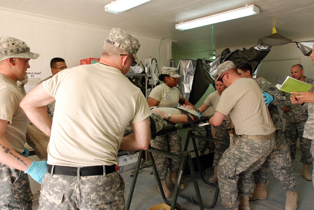 Medics participate in mass casualty exercise