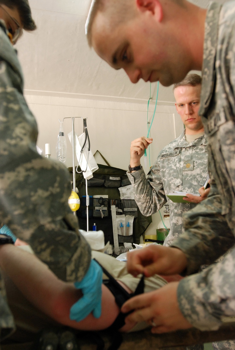 Medics participate in mass casualty exercise