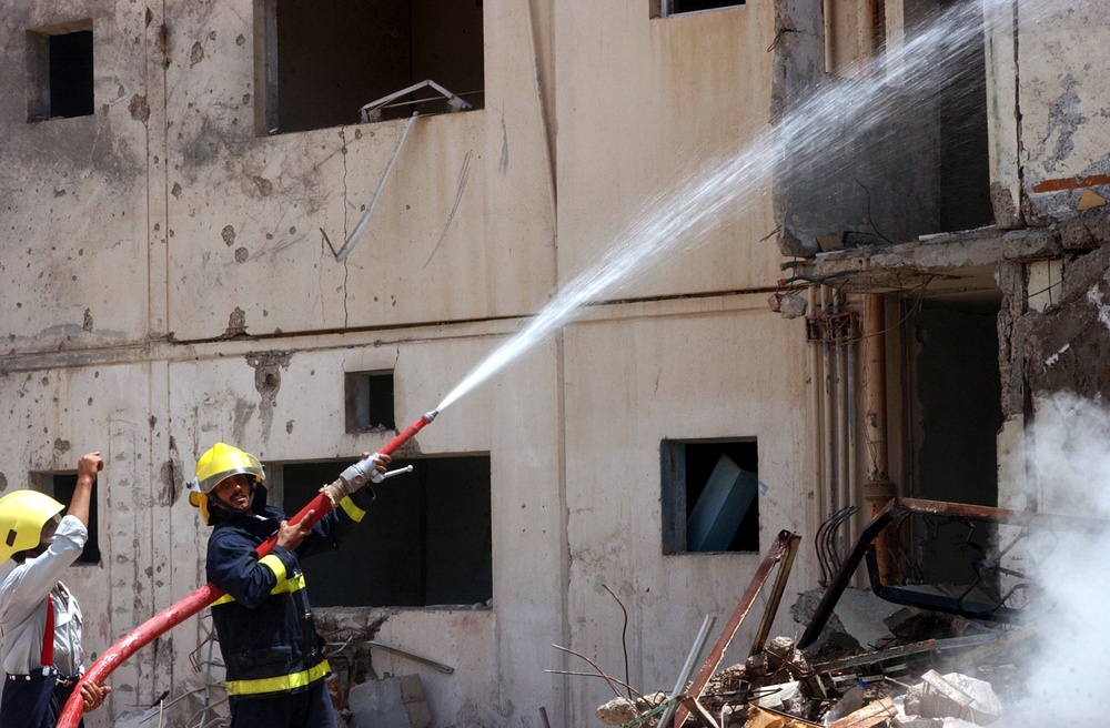 Iraqi First Responders perform Mass Casuality Excercise