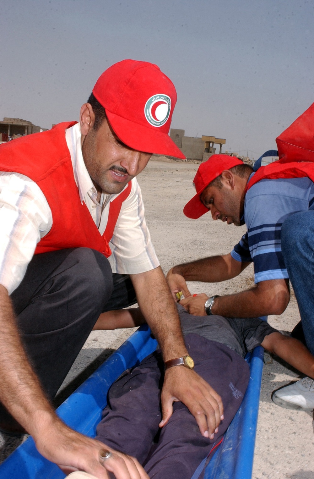 Iraqi First Responders perform Mass Casuality Excercise
