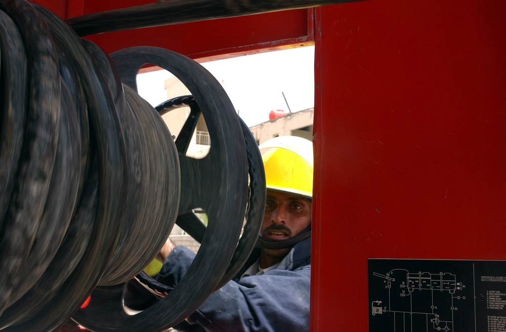 Iraqi First Responders Perform Mass Casuality Excercise