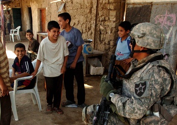 4th Stryker Brigade Soldiers Patrol Baghdad