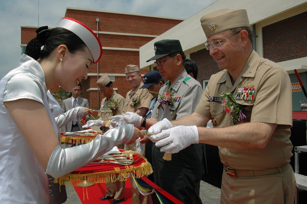 Ribbon cutting in Chinhae, Republic of Korea