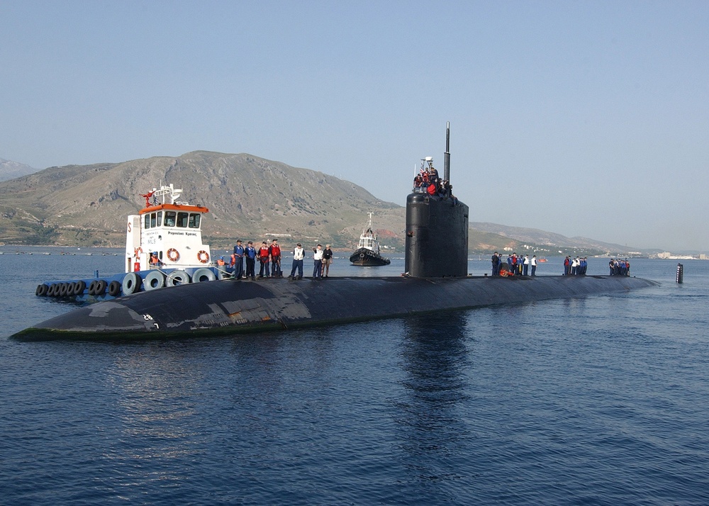 USS Scranton Arrives In Greece