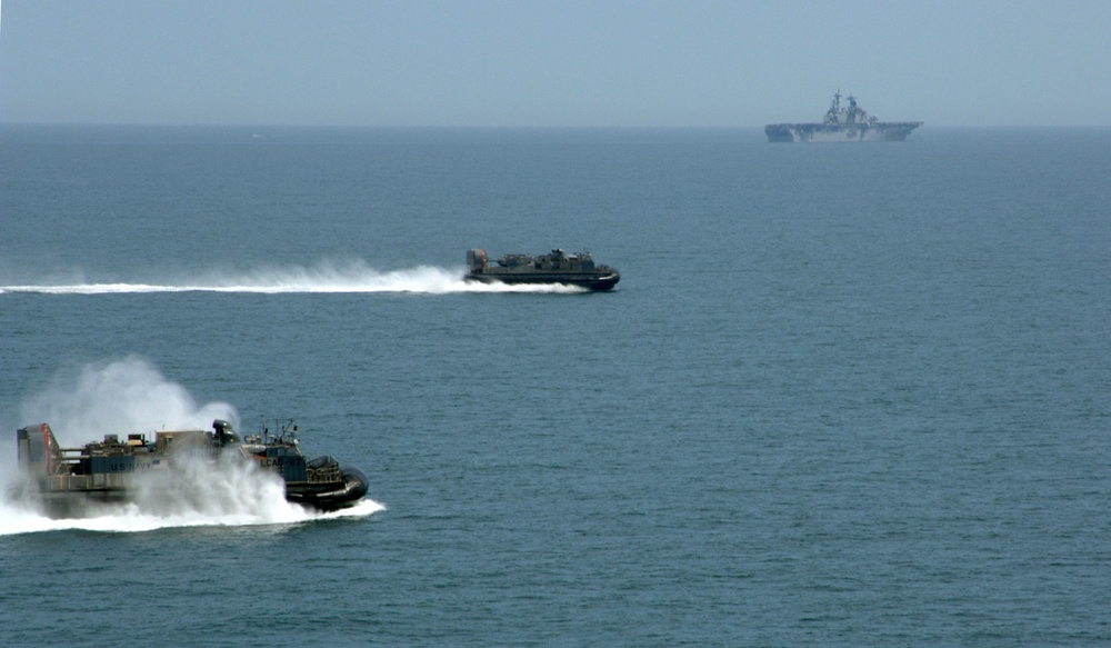 LCAC Manuevering Exercises