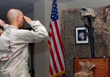 Airmen, Soldiers pay respects to fallen comrade in arms