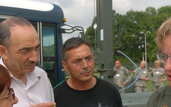 Third Army conducts military exchange with Central Asian partner