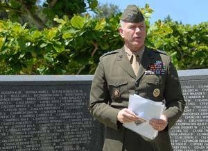 Memorial Service Honors American Casualties During Battle of Okinawa