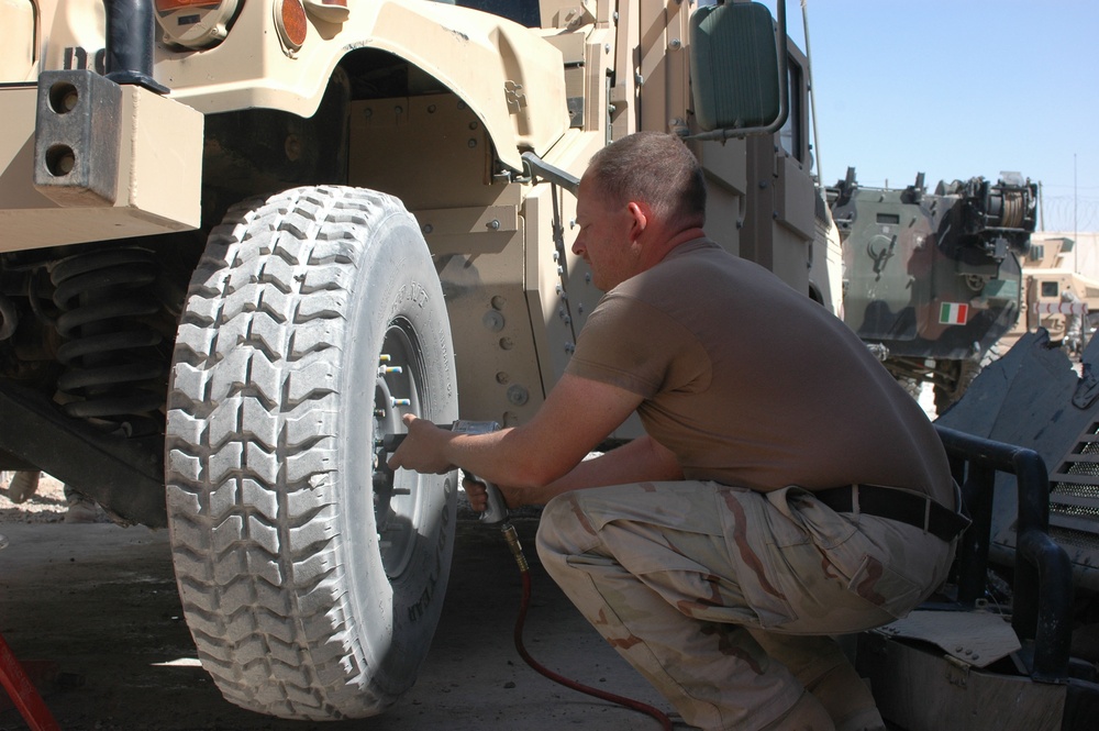 Navy mechanics keep missions rolling at PRT Farah