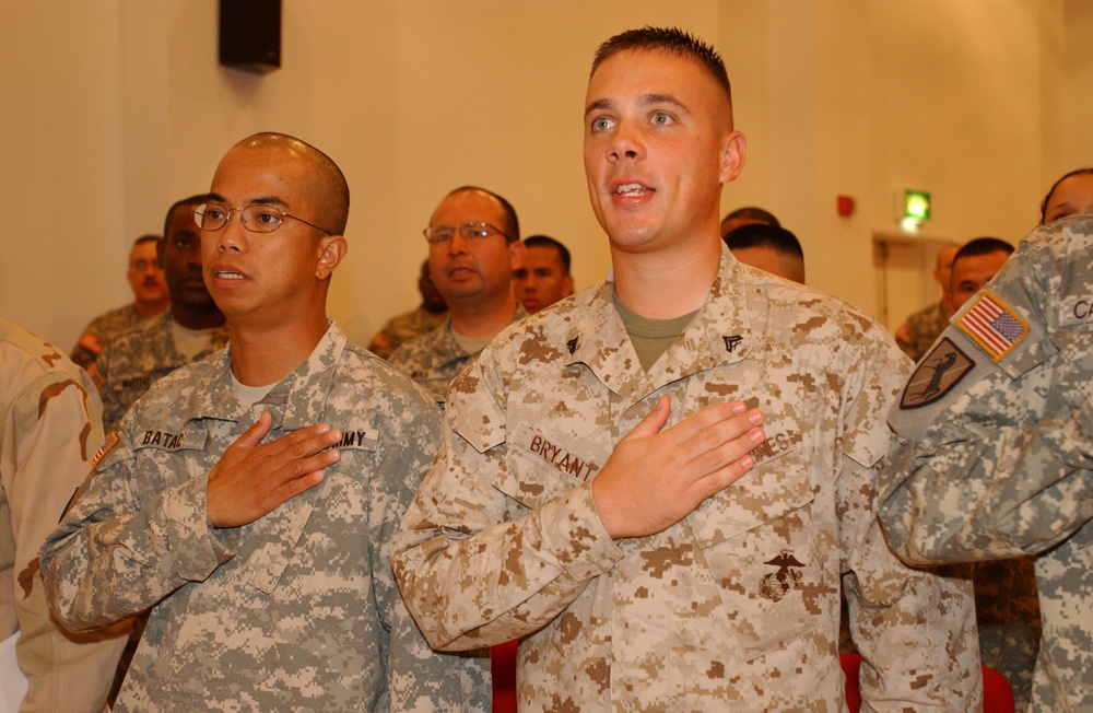 28 Service Members Become Newest U.S. Citizens