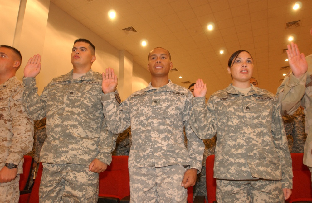 28 Service Members Become Newest U.S. Citizens