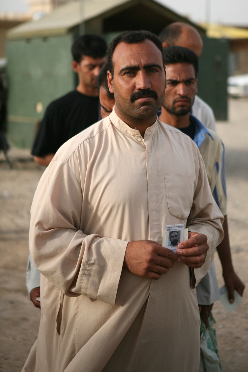 Marines Make ID Renewal Easier for Al Nuammia Residents