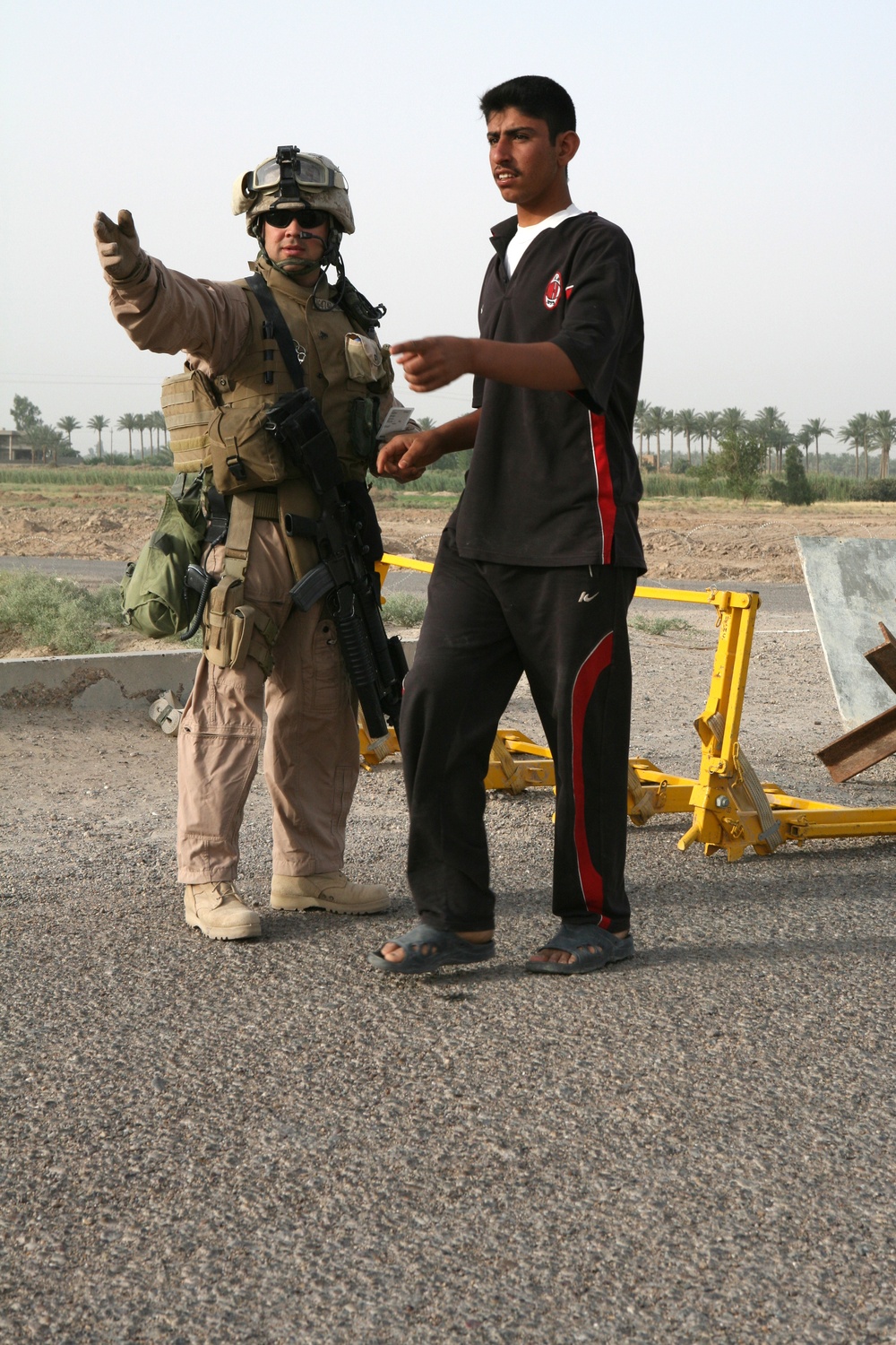Marines Make ID Renewal Easier for Al Nuammia Residents
