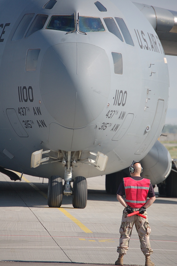 Preflight Checks on C-17