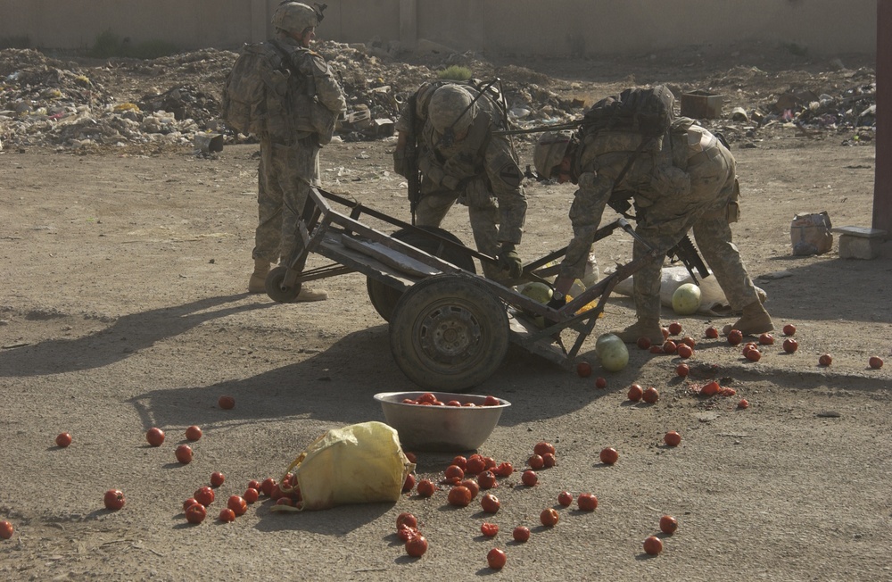 1st Cavalry Soldiers in Baqubah