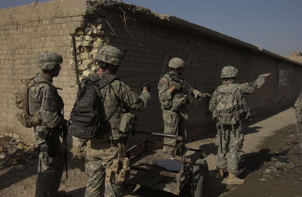 1st Cavalry Soldiers in Baqubah