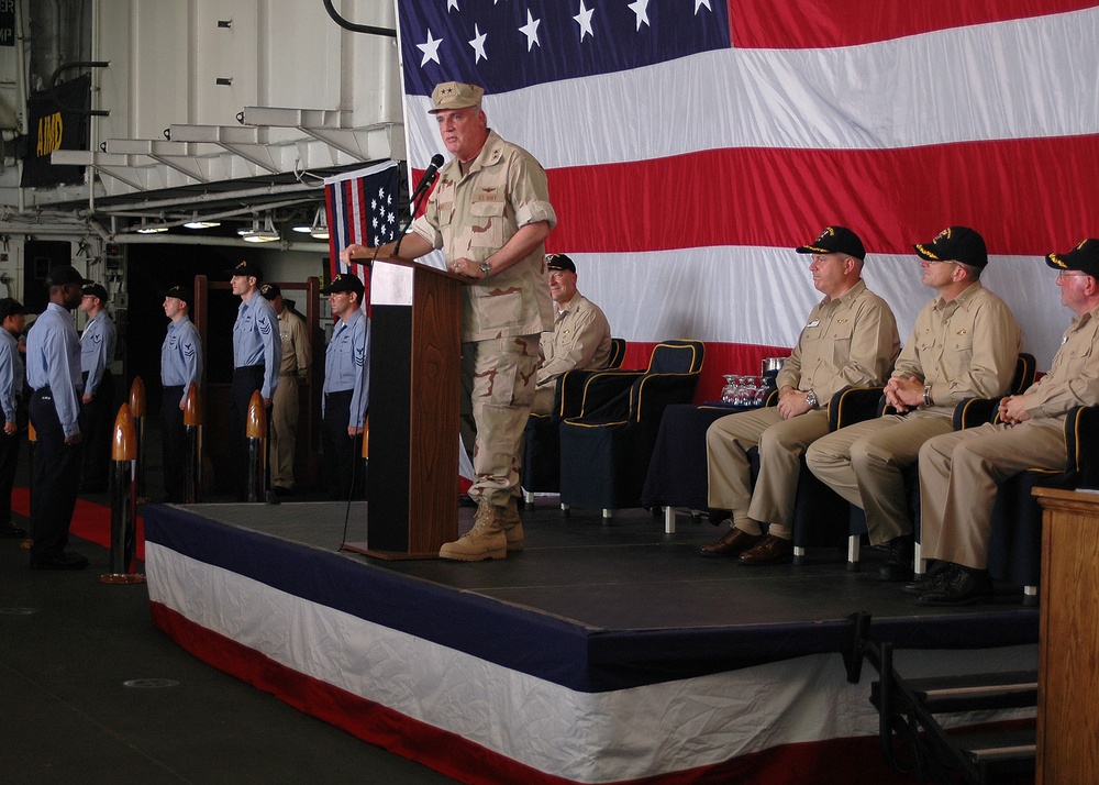 USS Bonhomme Richard change of command