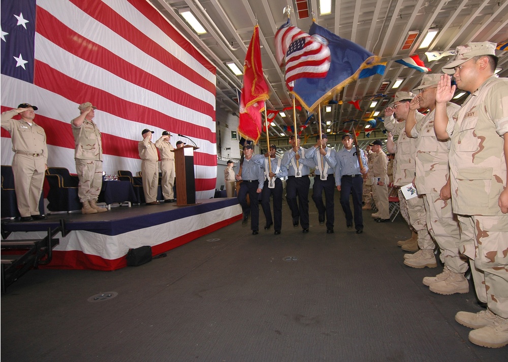 USS Bonhomme Richard change of command