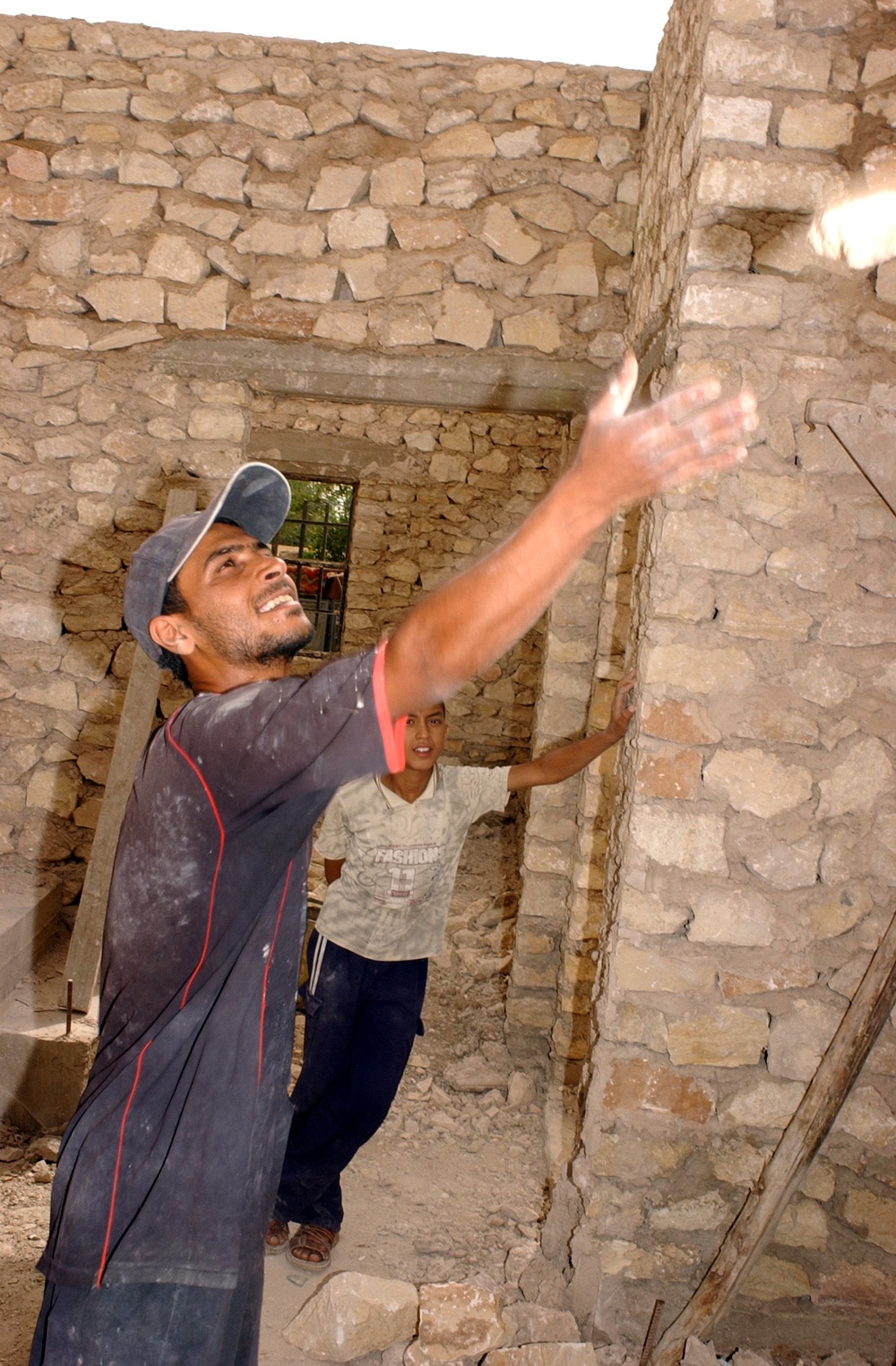 1st Brigade, 3rd Infantry Division provide reconstruction support at an Ira