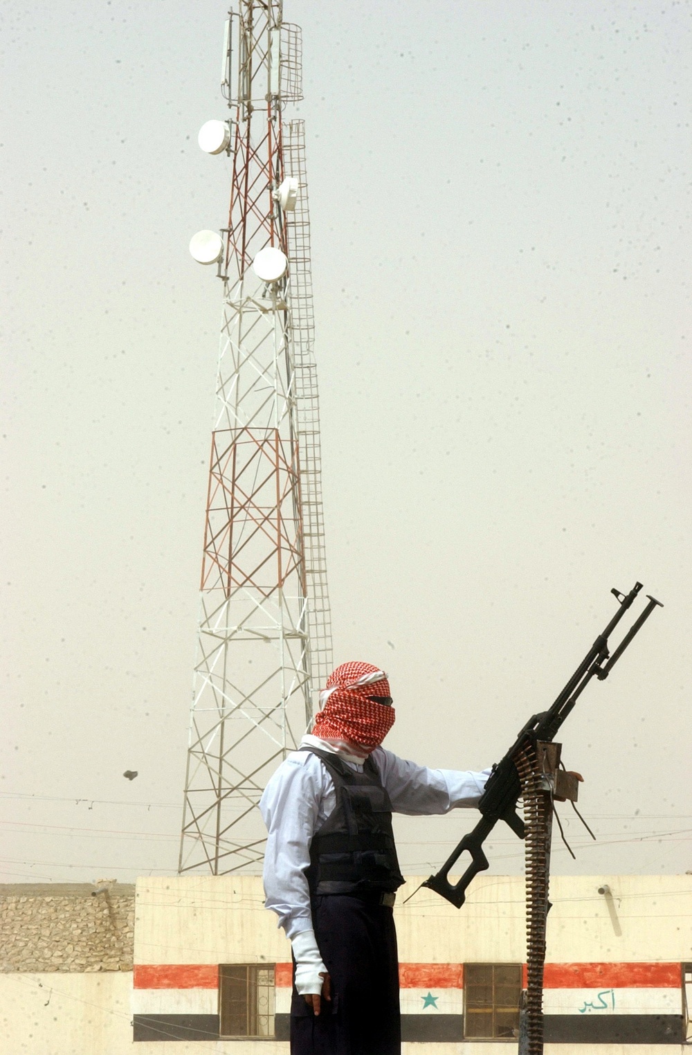 1st Brigade, 3rd Infantry Division conduct reconstruction at an Iraqi polic