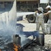 Firefighters fight fire in Iraq