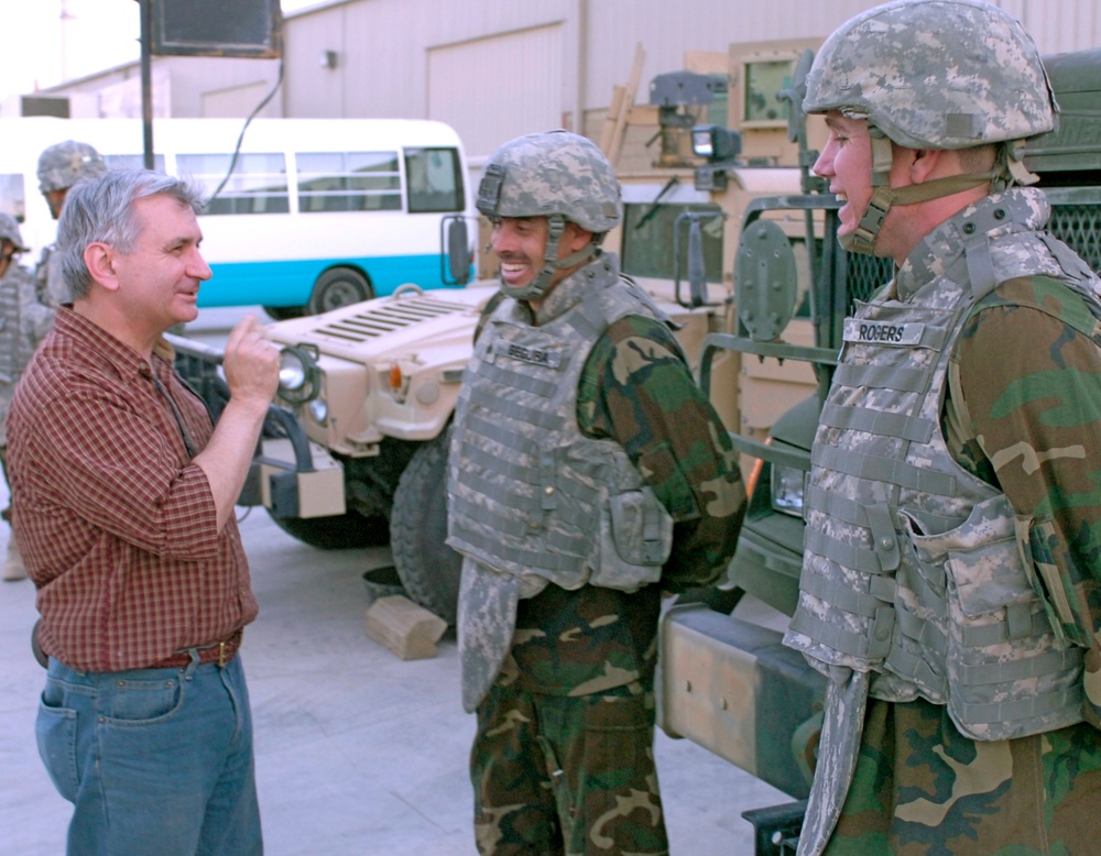 Rhode Island Senator Meets, Talks With Troops