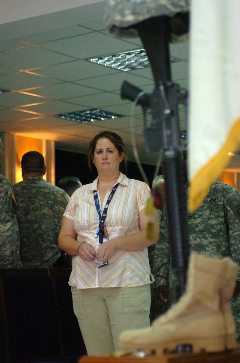 Servicemembers, Friends, Family Grieve for Loved One