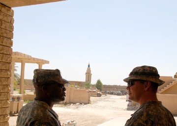 TF Marne Command Sgt. Major Visits Troops