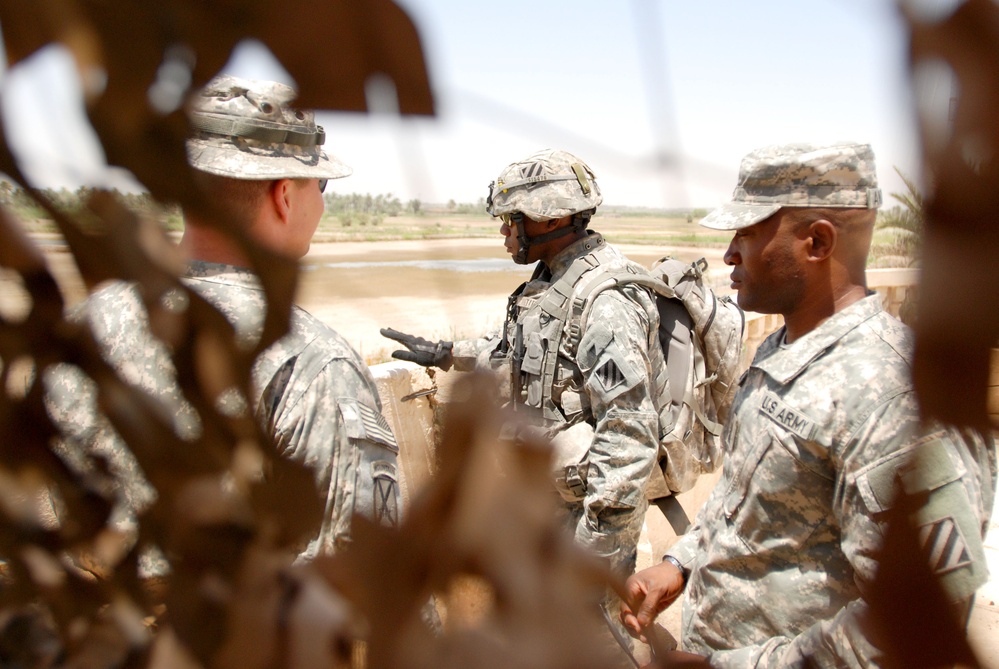 TF Marne Command Sgt. Major Visits Troops