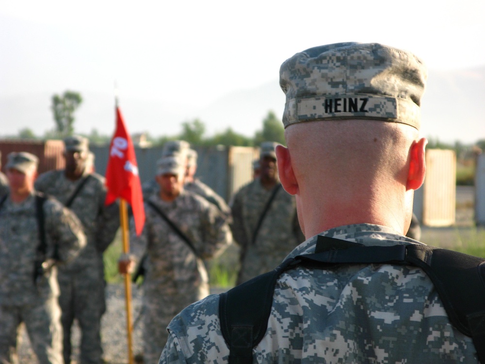Co. A, 70th Engineer Bn. Holds Change-of-Command