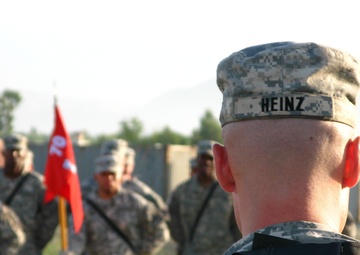 Co. A, 70th Engineer Bn. Holds Change-of-Command