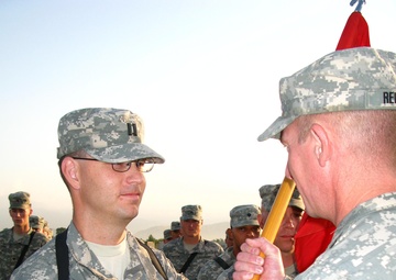 Co. A, 70th Engineer Bn. Holds Change-of-Command