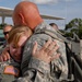 Spc. McCane Hugs Her Dad