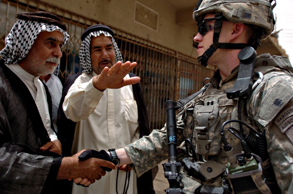 Respect for the Elderly: Paratroopers Seek Knowledge From Residents
