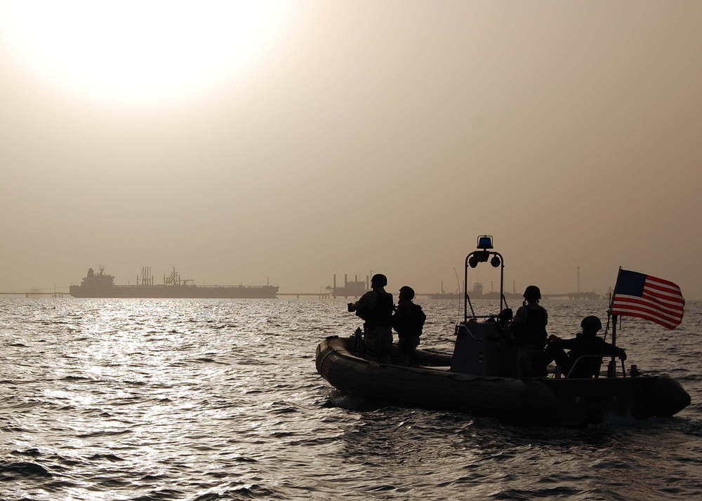 U.S. Navy Protects Iraq's Maritime Assets