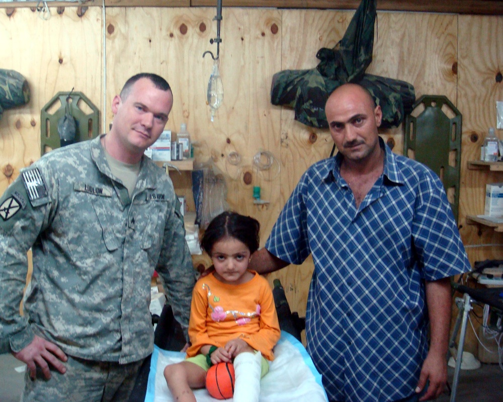 Treating Tebarek: Combat Medic Cares for Iraqi Child