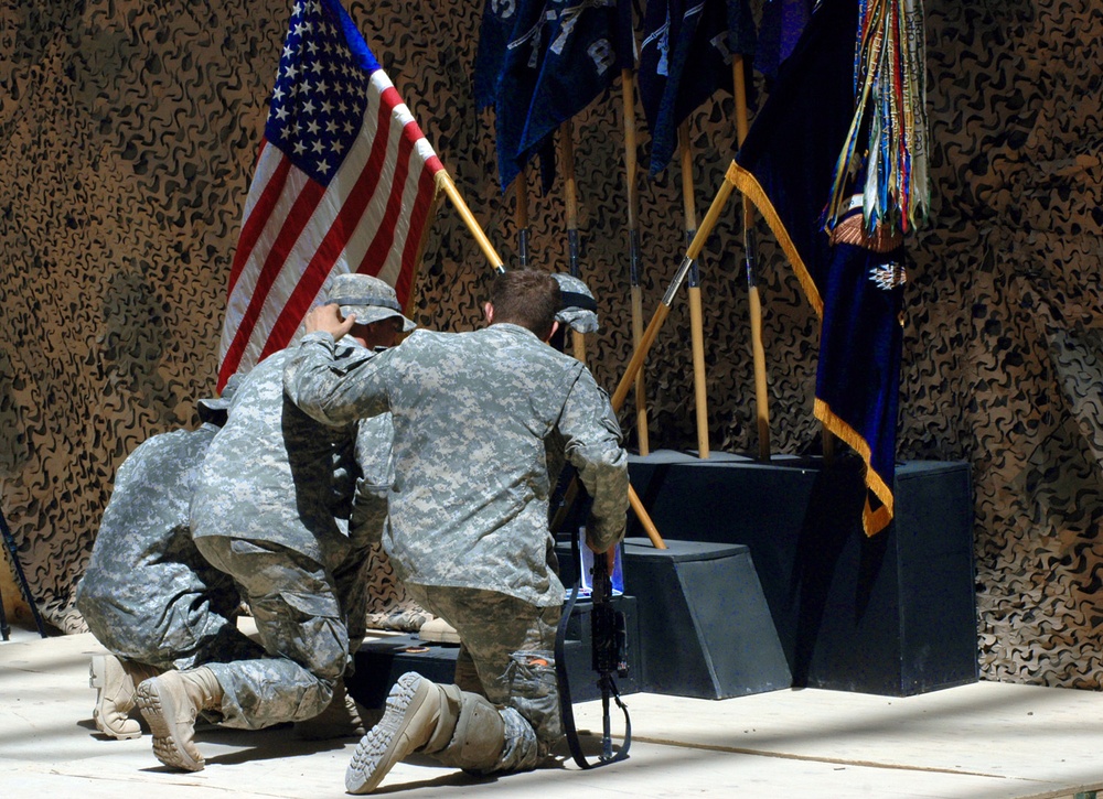 Soldiers Grieve for NCO Known as 'The Standard'
