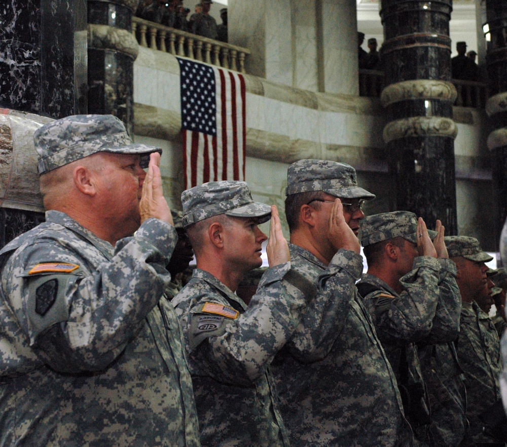 Re-enlistment, Naturalization and Independence Day Ceremony