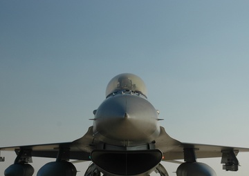 Fighting Falcon on the Run Way