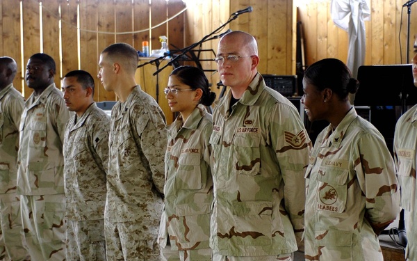 Outstanding service members receive monthly award