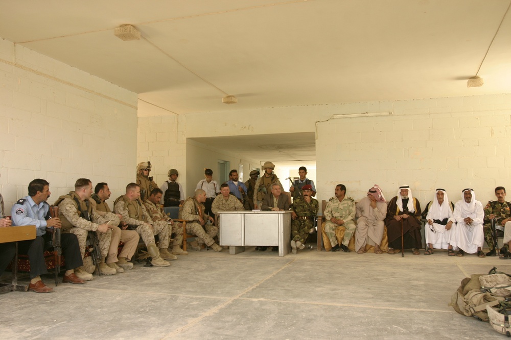 Joint operations with the Iraqi Police