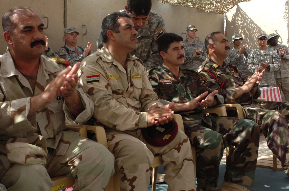 Diyala MiTT Receives Awards, Honors Fallen Comrade