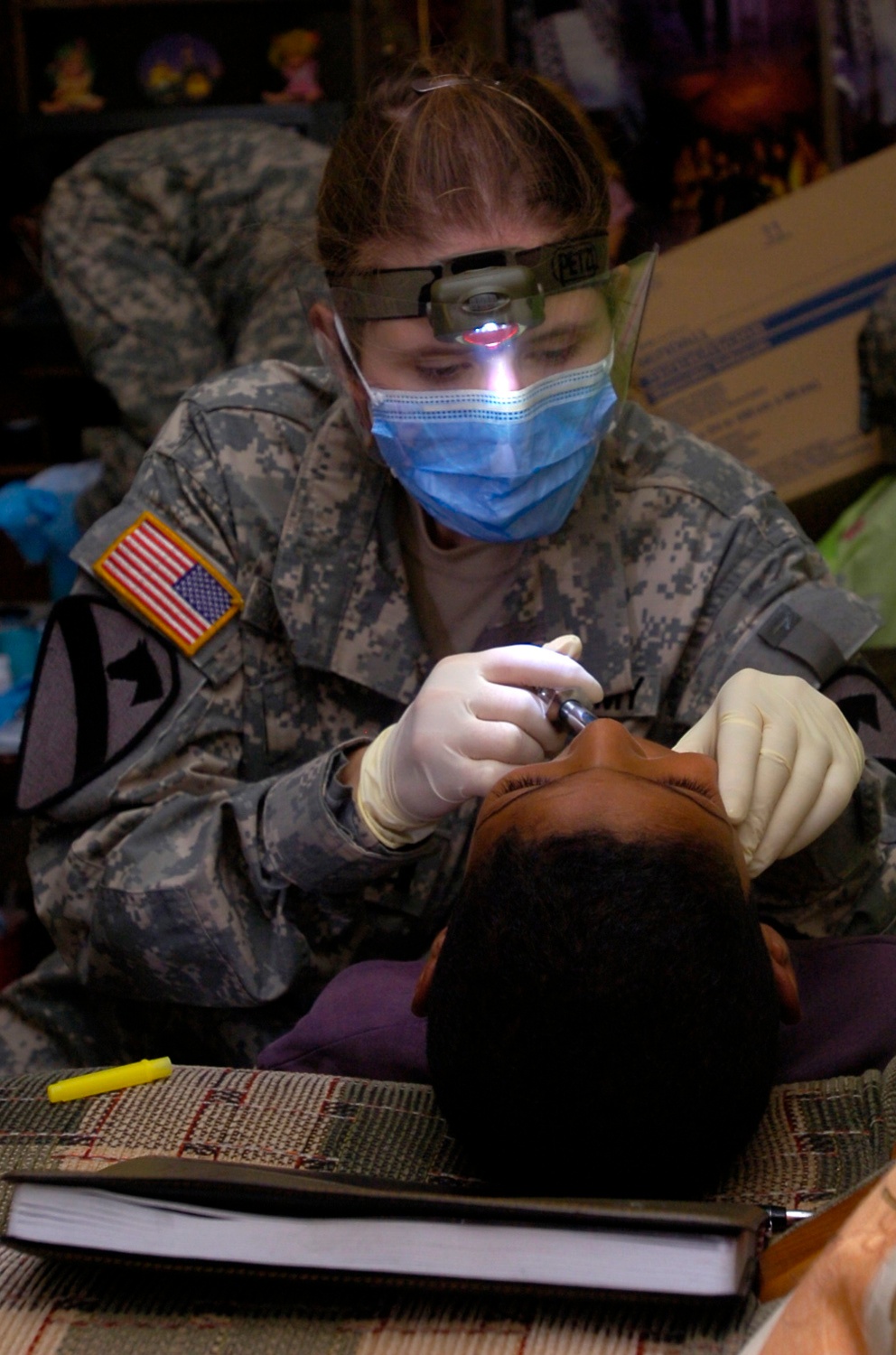 Troops provide dental, medical assistance to the residents of Janeen