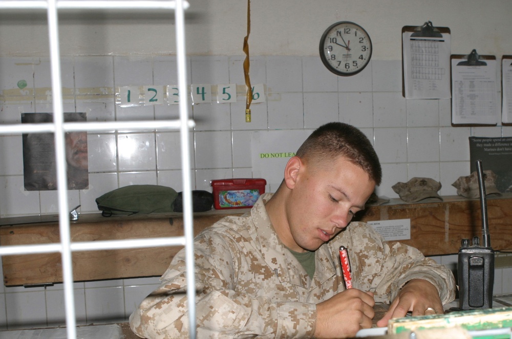 Marines from Task Force Military Police