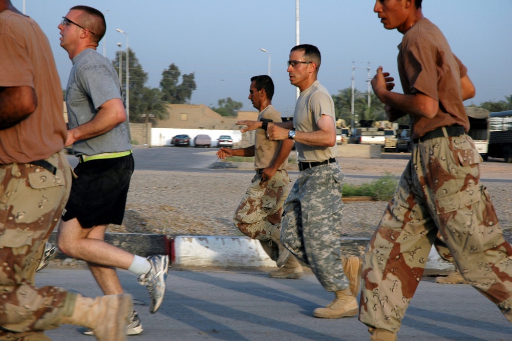 Physical Therapists Teach Iraqi Soldiers Physical Fitness