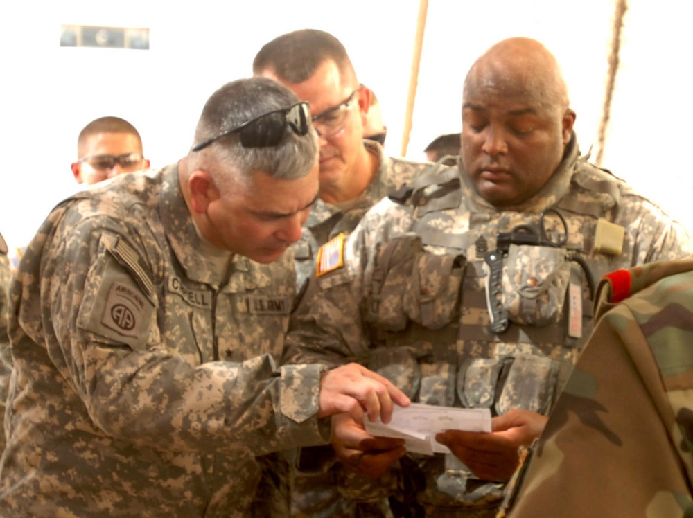 Generals Visit Ironhorse Troopers