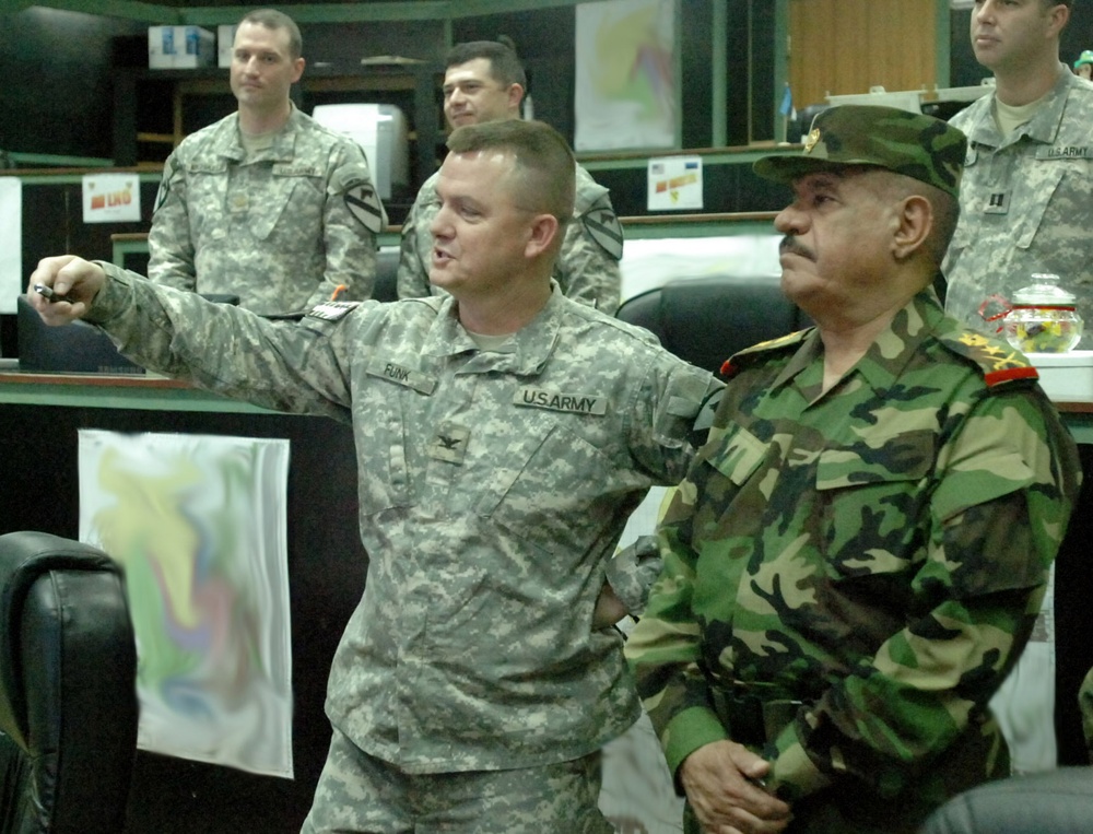 Generals Visit Ironhorse Troopers