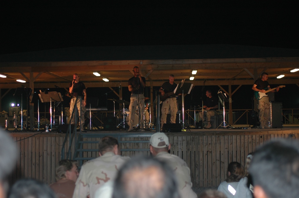 CENTAF Band Performs for Service Members