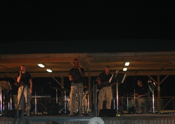 CENTAF Band Performs for Service Members