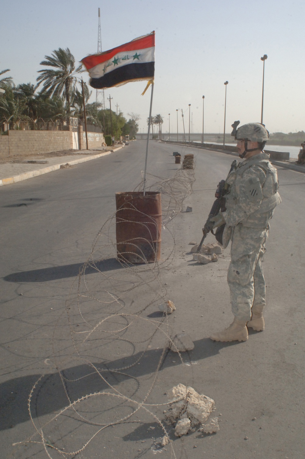 Providing security in Rusafa